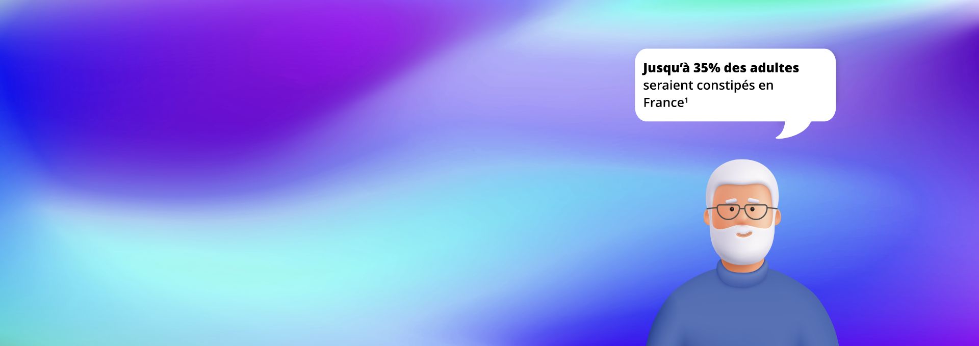 Homme de 60 ans aux cheveux gris